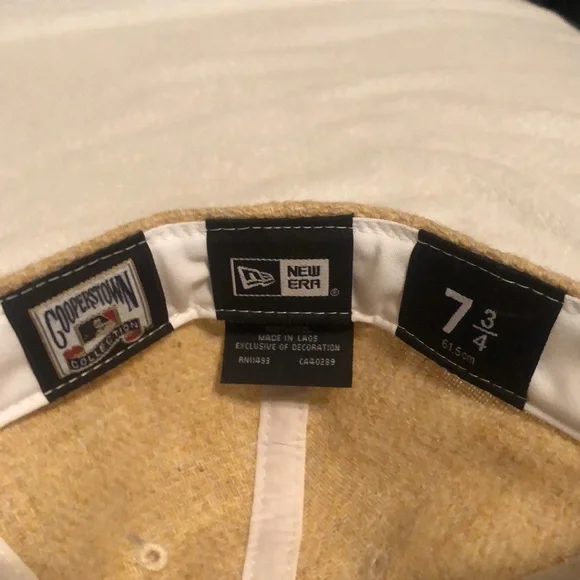 New Era Harris Tweed By Hand Texas Rangers Baseball Hat. Size 7 3/4.